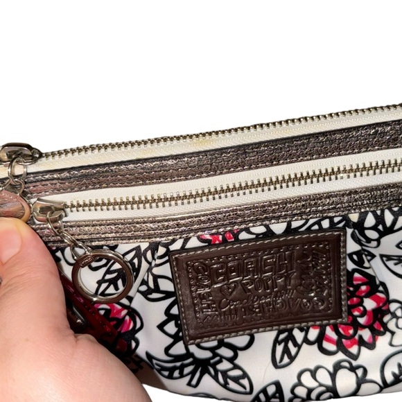 Coach Poppy Multicolor Graffiti Printed Canvas Small Clutch - Picture 4 of 9